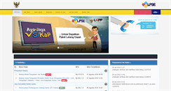 Desktop Screenshot of lpse.sumbarprov.go.id